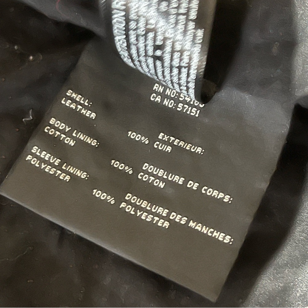 Andrew Marc New York Leather Brown Moto Racer Biker Jacket Men's Size Medium - Picture 7 of 12